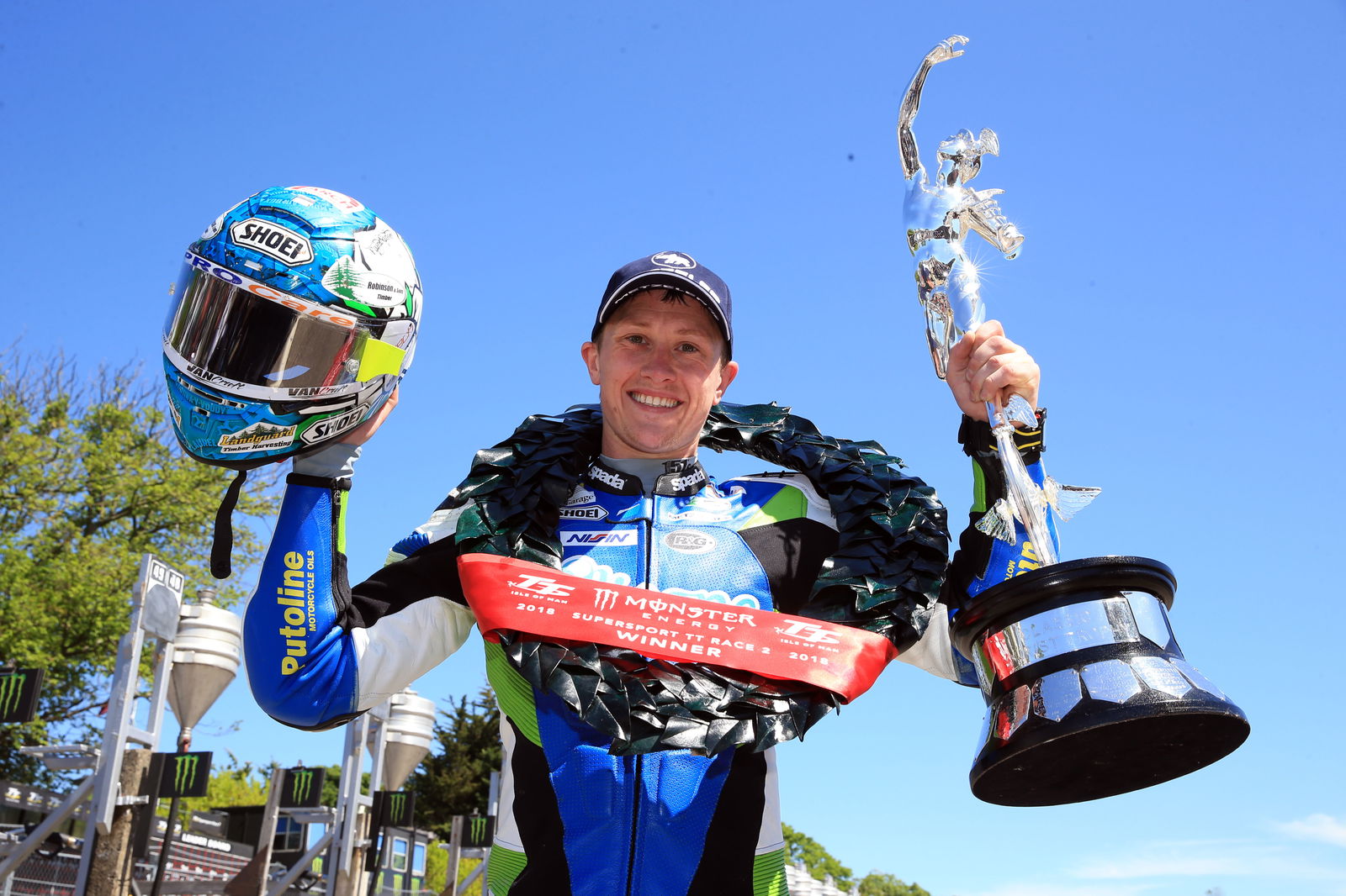 TT 2018: Dunlop completes treble with maiden Lightweight win